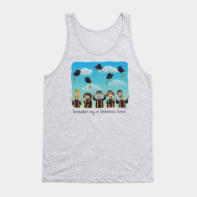 Graduation Day at Telekinesis School Tank Top by macccc8